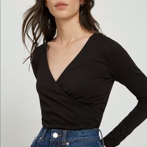 Frank and Oak Women’s Wrap Top